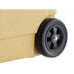 CaterGator CG170SPBW Beige 170 Qt. Mobile Rotomolded Outdoor Cooler / Ice Chest