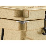 CaterGator CG170SPBW Beige 170 Qt. Mobile Rotomolded Outdoor Cooler / Ice Chest