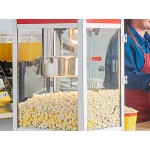 Carnival King PM1360 12 oz. Commercial Popcorn Machine / Popper with Cart - 120V, 1360W