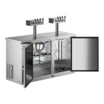 Avantco UDD-60-HC-S (2) Four Tap Kegerator Beer Dispenser - Stainless Steel, (2) 1/2 Keg Capacity Avantco UDD-60-HC-S (2) Four Tap Kegerator Beer Dispenser - Stainless Steel, (2) 1/2 Keg Capacity