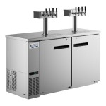 Avantco UDD-60-HC-S (2) Four Tap Kegerator Beer Dispenser - Stainless Steel, (2) 1/2 Keg Capacity Avantco UDD-60-HC-S (2) Four Tap Kegerator Beer Dispenser - Stainless Steel, (2) 1/2 Keg Capacity