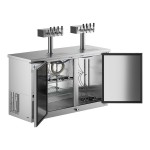 Avantco UDD-60-HC-S (2) Four Tap Kegerator Beer Dispenser - Stainless Steel, (2) 1/2 Keg Capacity Avantco UDD-60-HC-S (2) Four Tap Kegerator Beer Dispenser - Stainless Steel, (2) 1/2 Keg Capacity