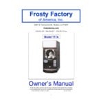 Frosty Factory 117A 12 Qt. Compact Air-Cooled Frozen Cocktail Machine - 115V Frosty Factory 117A 12 Qt. Compact Air-Cooled Frozen Cocktail Machine - 115V