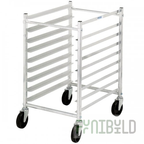 Channel 426AKD 7 Pan Aluminum End Load Half Height Sheet / Bun Pan Rack - Unassembled