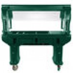 Cambro VBR5519 Green 5' Versa Food / Salad Bar with Standard Casters
