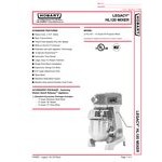 Hobart Legacy HL120-1 12 Qt. Planetary Stand Mixer with Guard - 120V, 1/2 hp