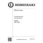Hoshizaki SRK-15J3 Air Cooled Remote Ice Machine Condenser for KMS-1402MLJ Ice Machines - 208-230V, 3 Phase