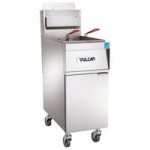 Vulcan 1TR85C-1 PowerFry3 Natural Gas 85-90 lb. Floor Fryer with Computer Controls - 90,000 BTU Vulcan 1TR85C-1 PowerFry3 Natural Gas 85-90 lb. Floor Fryer with Computer Controls - 90,000 BTU
