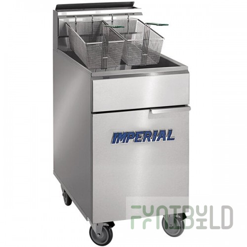 Imperial Range IFS-75-OPNG Natural Gas 75 lb. Open Pot Fryer - 175,000 BTU