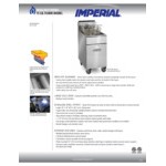 Imperial Range IFS-75-OPNG Natural Gas 75 lb. Open Pot Fryer - 175,000 BTU Imperial Range IFS-75-OPNG Natural Gas 75 lb. Open Pot Fryer - 175,000 BTU