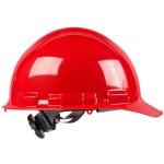 Cordova Duo Safety Red Cap Style Hard Hat with 6-Point Ratchet Suspension Cordova Duo Safety Red Cap Style Hard Hat with 6-Point Ratchet Suspension