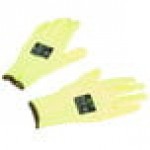 Cordova iON HV Hi-Vis Yellow HPPE / Glass Fiber Synthetic Fiber Cut Resistant Gloves with Hi-Vis Yellow Polyurethane Palm Coating - Extra Large - Pair