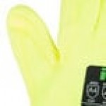 Cordova iON HV Hi-Vis Yellow HPPE / Glass Fiber Synthetic Fiber Cut Resistant Gloves with Hi-Vis Yellow Polyurethane Palm Coating - Extra Large - Pair