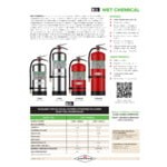 Amerex FE C262 2.5 Gallon Class K Wet Chemical Fire Extinguisher 27599 - UL Rating 2A:K