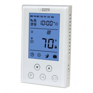 King Electric K302PE Programmable Double Pole Electronic Thermostat - 120V, 208/240V, 15A King Electric K302PE Programmable Double Pole Electronic Thermostat - 120V, 208/240V, 15A