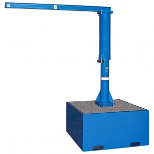 Vestil Portable Jib Crane with Filled Base JIB-CB-100-8-10-BC Vestil Portable Jib Crane with Filled Base JIB-CB-100-8-10-BC