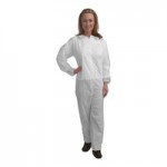 Cordova White Economy Weight Polypropylene Lab Coat with Elastic Wrists - Large - 30/Case Cordova White Economy Weight Polypropylene Lab Coat with Elastic Wrists - Large - 30/Case
