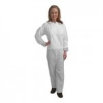 Cordova White Economy Weight Polypropylene Lab Coat with Elastic Wrists - Large - 30/Case Cordova White Economy Weight Polypropylene Lab Coat with Elastic Wrists - Large - 30/Case
