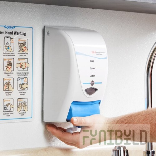 SC Johnson Professional® Cleanse WRM1LDS 1 Liter Foaming Hand Soap Washroom Dispenser