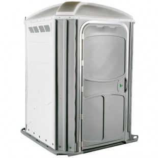 PolyJohn PH03-1008 Comfort XL White Wheelchair Accessible Portable Restroom - Assembled