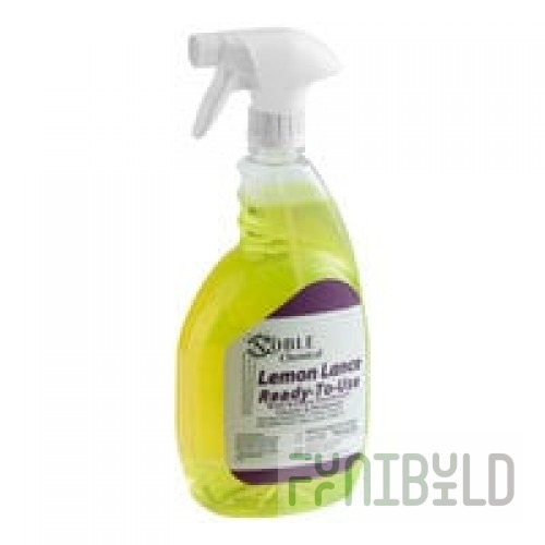 OdoBan 910162-Q12 1 Qt. / 32fl. oz. Ready-To-Use Lavender Disinfectant Fabric / Air Freshener Spray - 12/Case