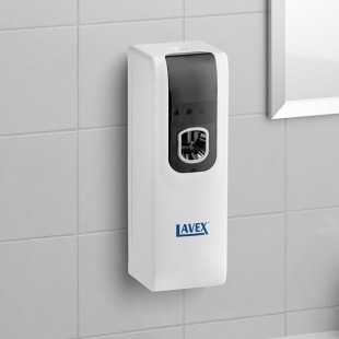 Lavex 7.25 oz. White Metered Aerosol Air Freshener System
