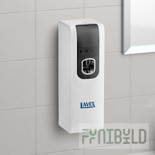 Lavex 7.25 oz. White Metered Aerosol Air Freshener System