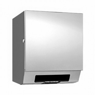American Specialties, Inc. Simplicity 10-68523A Surface-Mounted Battery-Operated Automatic Paper Towel Dispenser American Specialties, Inc. Simplicity 10-68523A Surface-Mounted Battery-Operated Automatic Paper Towel Dispenser