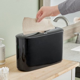 Tork Elevation Xpress 302028 Black Countertop Multifold Hand Towel Dispenser H2