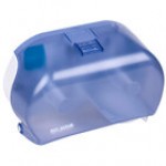 San Jamar R3600TBL Versatwin Double Roll Standard Toilet Tissue Dispenser - Arctic Blue