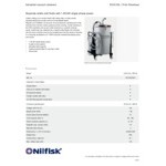 Nilfisk ECO-OIL 13N1M 8 Gallon / 48 Gallon Steel Oil and Shavings Vacuum - 120V