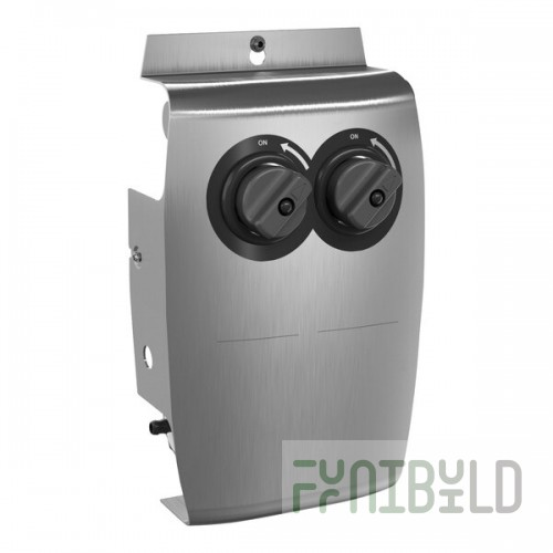 Brightwell EcoSink DS1HC1HC-S/U9 Stainless Steel High Flow Dual Chemical Dispenser