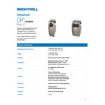 Brightwell EcoSink DS1HC1HC-S/U9 Stainless Steel High Flow Dual Chemical Dispenser