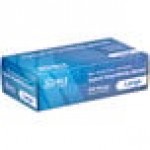 Noble Powder-Free Disposable Blue Hybrid 3.5 Mil Thick Gloves - Large - 1,000/Case