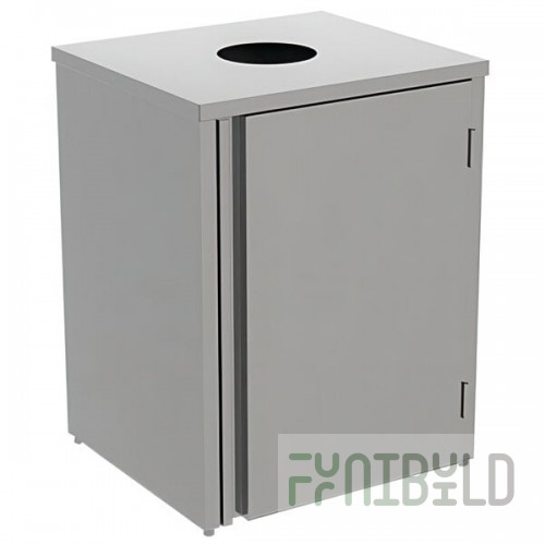 Lakeside 3310 Rectangular Stainless Steel Waste Station with Top Access - 26 1/2