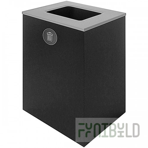 Busch Systems Spectrum 104005 32 Gallon Powder-Coated Steel Decorative Trash Can
