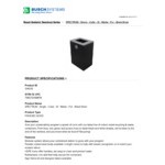 Busch Systems Spectrum 104005 32 Gallon Powder-Coated Steel Decorative Trash Can Busch Systems Spectrum 104005 32 Gallon Powder-Coated Steel Decorative Trash Can