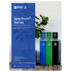Busch Systems Spectrum 104005 32 Gallon Powder-Coated Steel Decorative Trash Can Busch Systems Spectrum 104005 32 Gallon Powder-Coated Steel Decorative Trash Can
