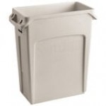 Rubbermaid® 1971257 Slim Jim 64 Qt. / 16 Gallon Blue Rectangular Trash Can Rubbermaid® 1971257 Slim Jim 64 Qt. / 16 Gallon Blue Rectangular Trash Can