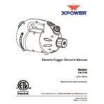 XPOWER F-8B Cordless ULV Cold Fogger with 0.6 Liter (0.15 Gallon) Tank - 115V