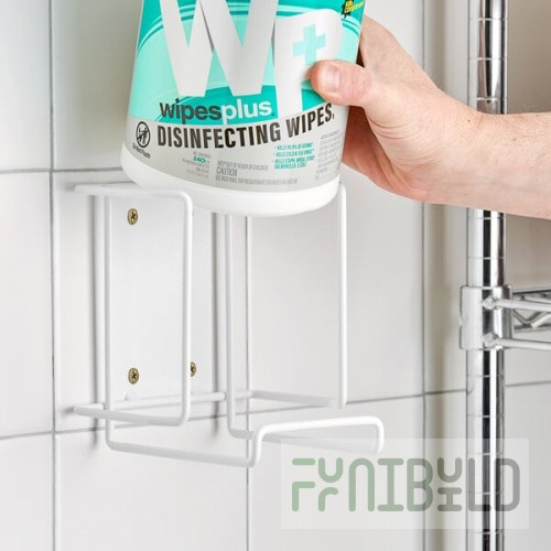 WipesPlus Wall Bracket for 100-240 Count Wipes Canister