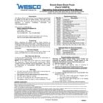 Wesco Industrial Products 1,000 lb. Stainless Steel Steel Drum Truck with (2) 10