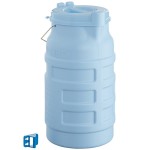 Vollrath 5.75 Gallon Polyethylene Traex® Safety Mate Ice Porter® Ice Bucket with Lid and Hanging Bracket