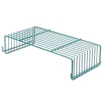 Metro PBA-GSDK3 SmartWall G3 Metroseal Green Grid Shelf with Side Ledges - 9 Metro PBA-GSDK3 SmartWall G3 Metroseal Green Grid Shelf with Side Ledges - 9