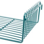 Metro PBA-GSDK3 SmartWall G3 Metroseal Green Grid Shelf with Side Ledges - 9 Metro PBA-GSDK3 SmartWall G3 Metroseal Green Grid Shelf with Side Ledges - 9