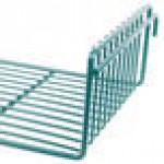 Metro PBA-GSDK3 SmartWall G3 Metroseal Green Grid Shelf with Side Ledges - 9 Metro PBA-GSDK3 SmartWall G3 Metroseal Green Grid Shelf with Side Ledges - 9