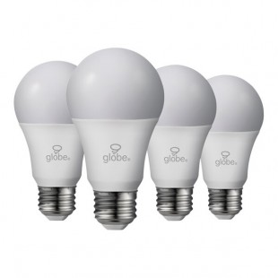 Globe 10W Dimmable Frosted Warm White LED Lamp, 800 Lumens, 3,000K (A19) - 4/Case Globe 10W Dimmable Frosted Warm White LED Lamp, 800 Lumens, 3,000K (A19) - 4/Case