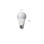 Globe 10W Dimmable Frosted Warm White LED Lamp, 800 Lumens, 3,000K (A19) - 4/Case Globe 10W Dimmable Frosted Warm White LED Lamp, 800 Lumens, 3,000K (A19) - 4/Case