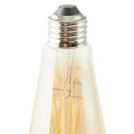 Satco S9579 6.5 Watt (60 Watt Equivalent) Transparent Amber LED Light Bulb - 120V (ST19) Satco S9579 6.5 Watt (60 Watt Equivalent) Transparent Amber LED Light Bulb - 120V (ST19)