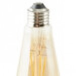 Satco S9579 6.5 Watt (60 Watt Equivalent) Transparent Amber LED Light Bulb - 120V (ST19) Satco S9579 6.5 Watt (60 Watt Equivalent) Transparent Amber LED Light Bulb - 120V (ST19)